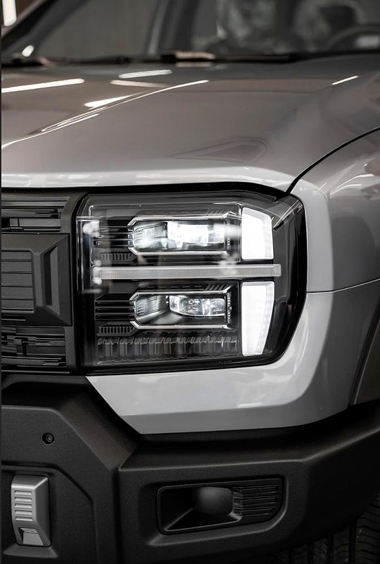 Faro delantero full LED de doble módulo de la RELY R8 gris