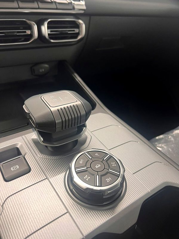 Selector de la caja automática tipo joystick y perilla 4x4 de la RELY R8 Limited