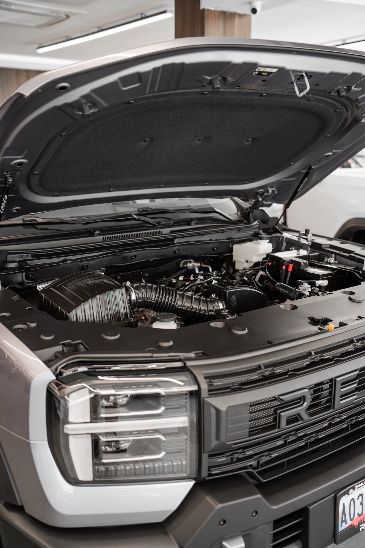 Rely R8 Gris Motor Detalle