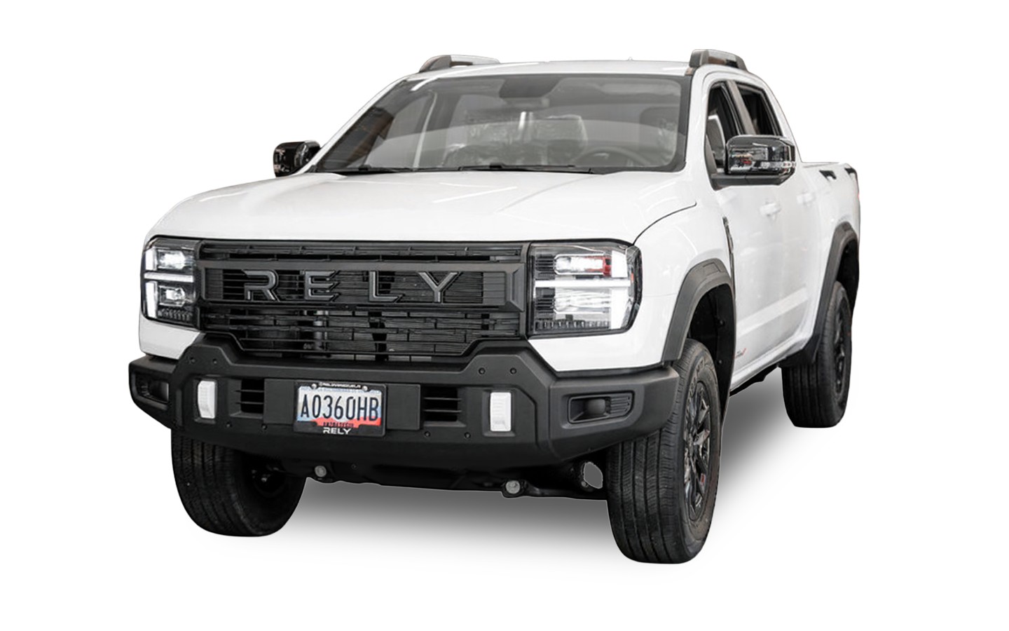 RELY R8 Limited blanca vista frontal pickup 4x4 doble cabina Venezuela 2026